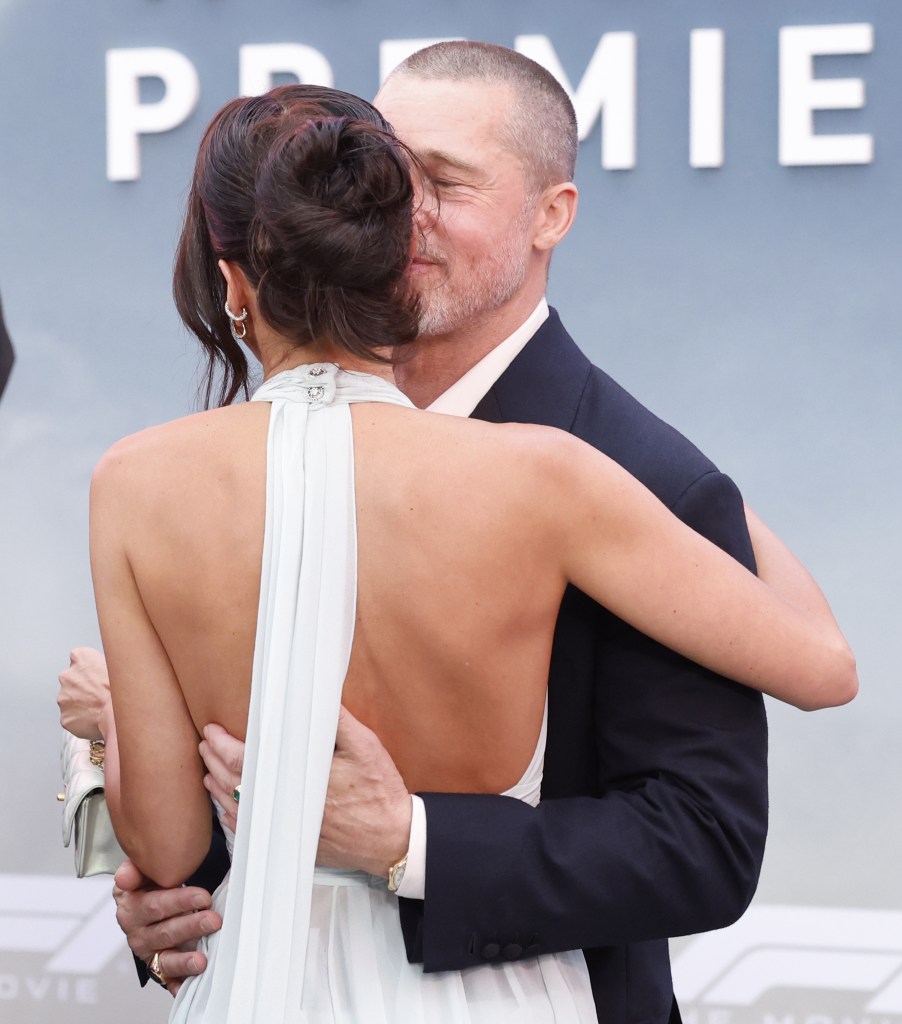 Couple during F1 premiere