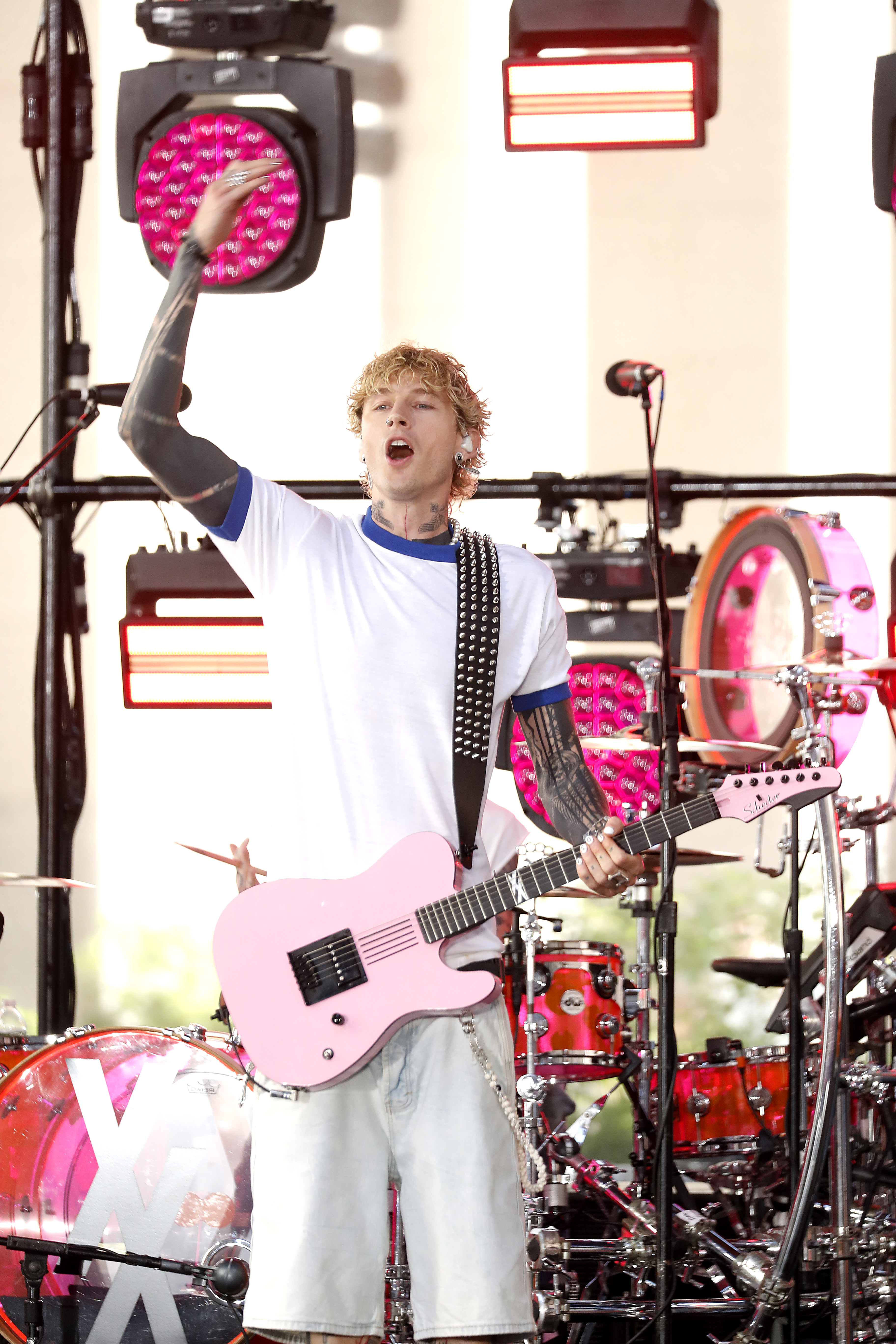Machine Gun Kelly performing