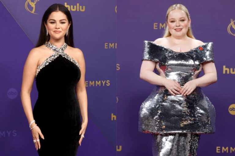 Top Metallic Gowns and Timeless Black Dresses from the 2024 Emmys Red Carpet