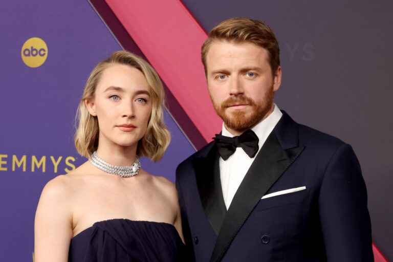 Saoirse Ronan and Jack Lowden Shine Together in Red Carpet Debut as a Married Couple