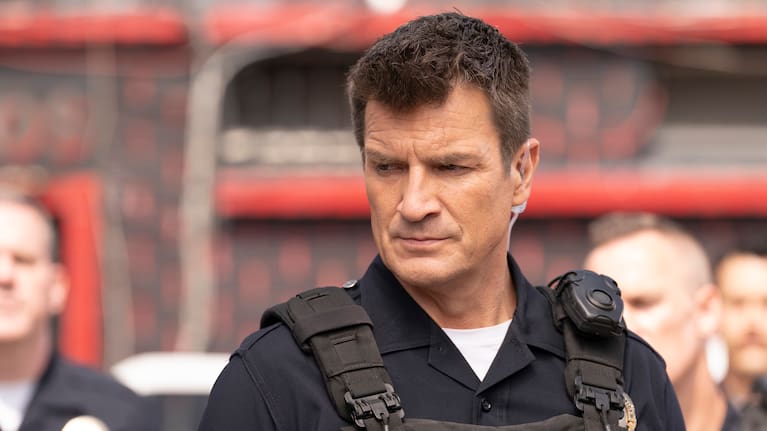 Nathan Christopher Fillion in The Rookie.
