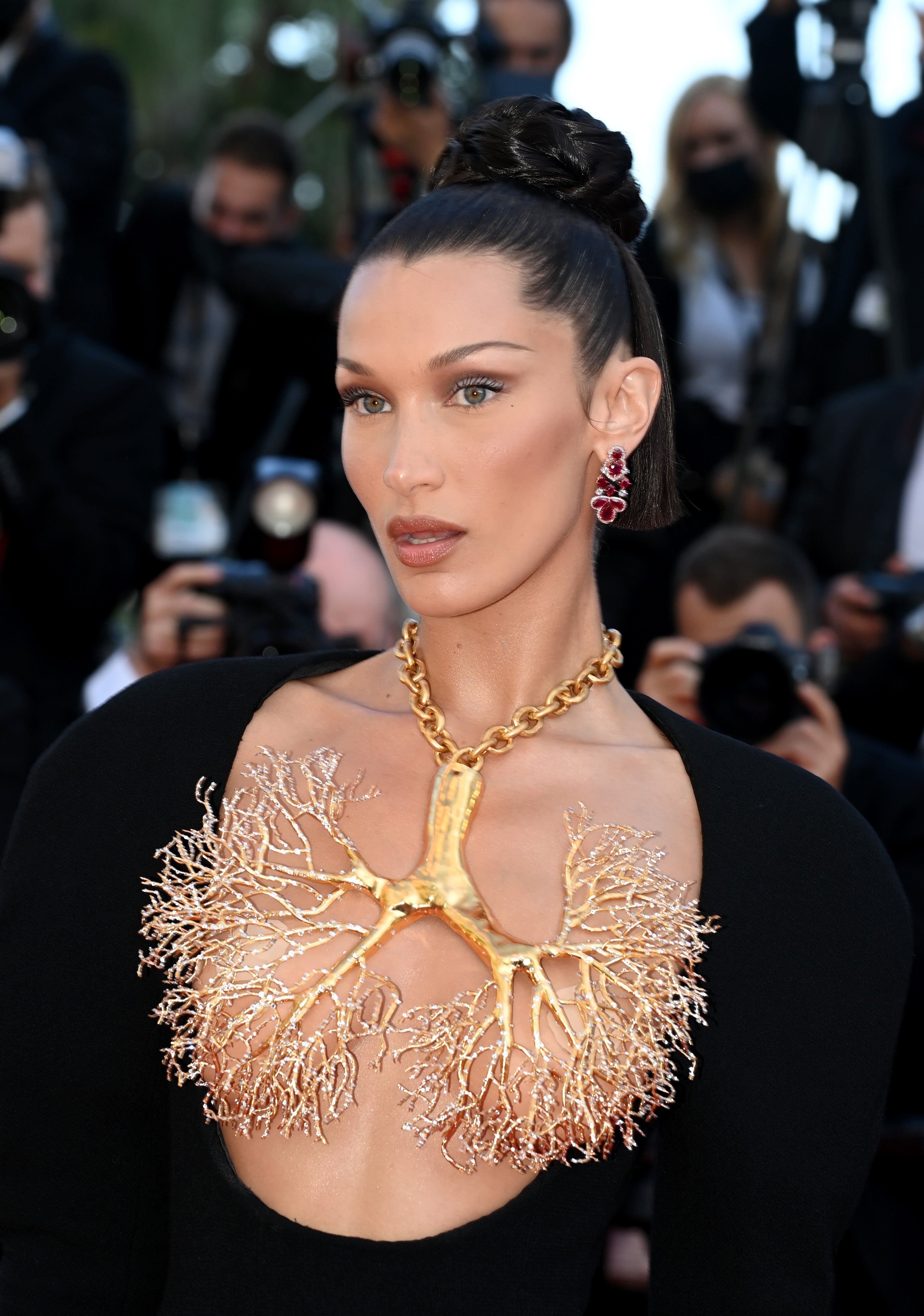 Bella Hadid's eye-catching accessories