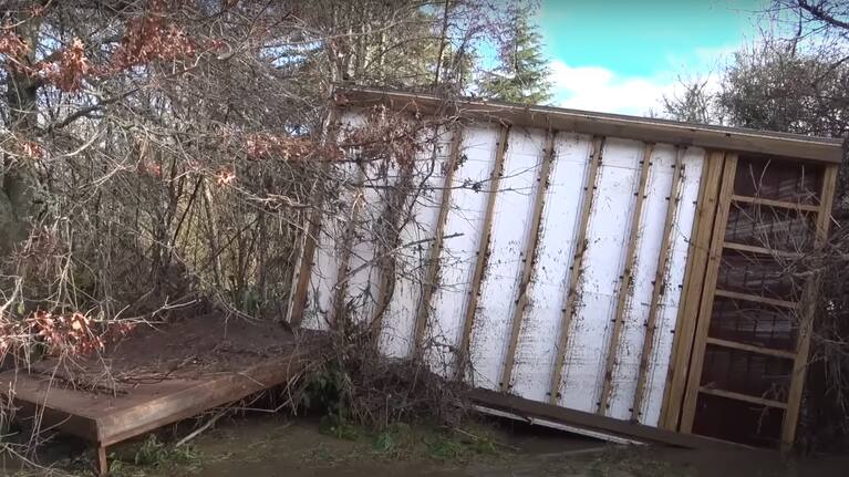 A treatment suite was "torn from its foundations".