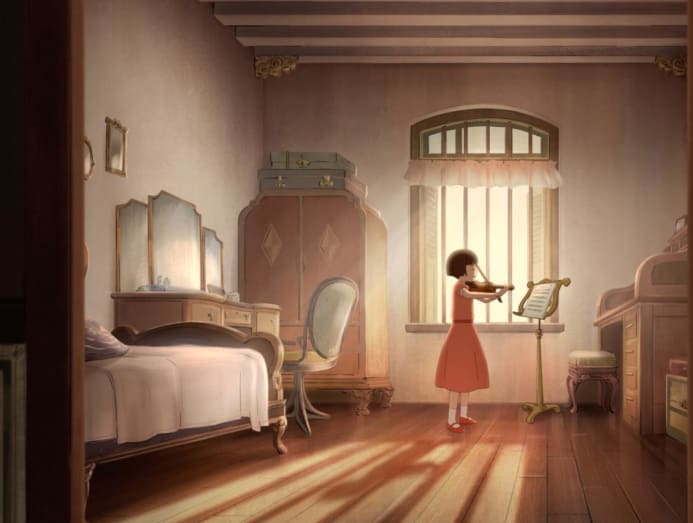Fei's room in The Violinist