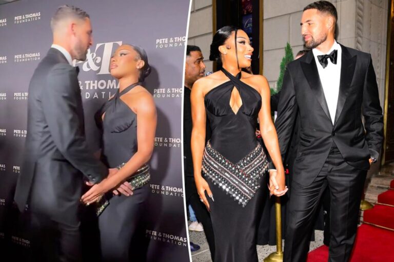 Revealed: Klay Thompson's Heartfelt Words to Megan Thee Stallion at Their Red Carpet Debut