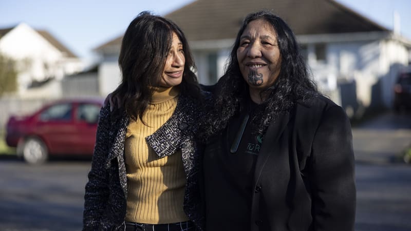Survivors Kath Coster and Piwi Gwyneth Beard.