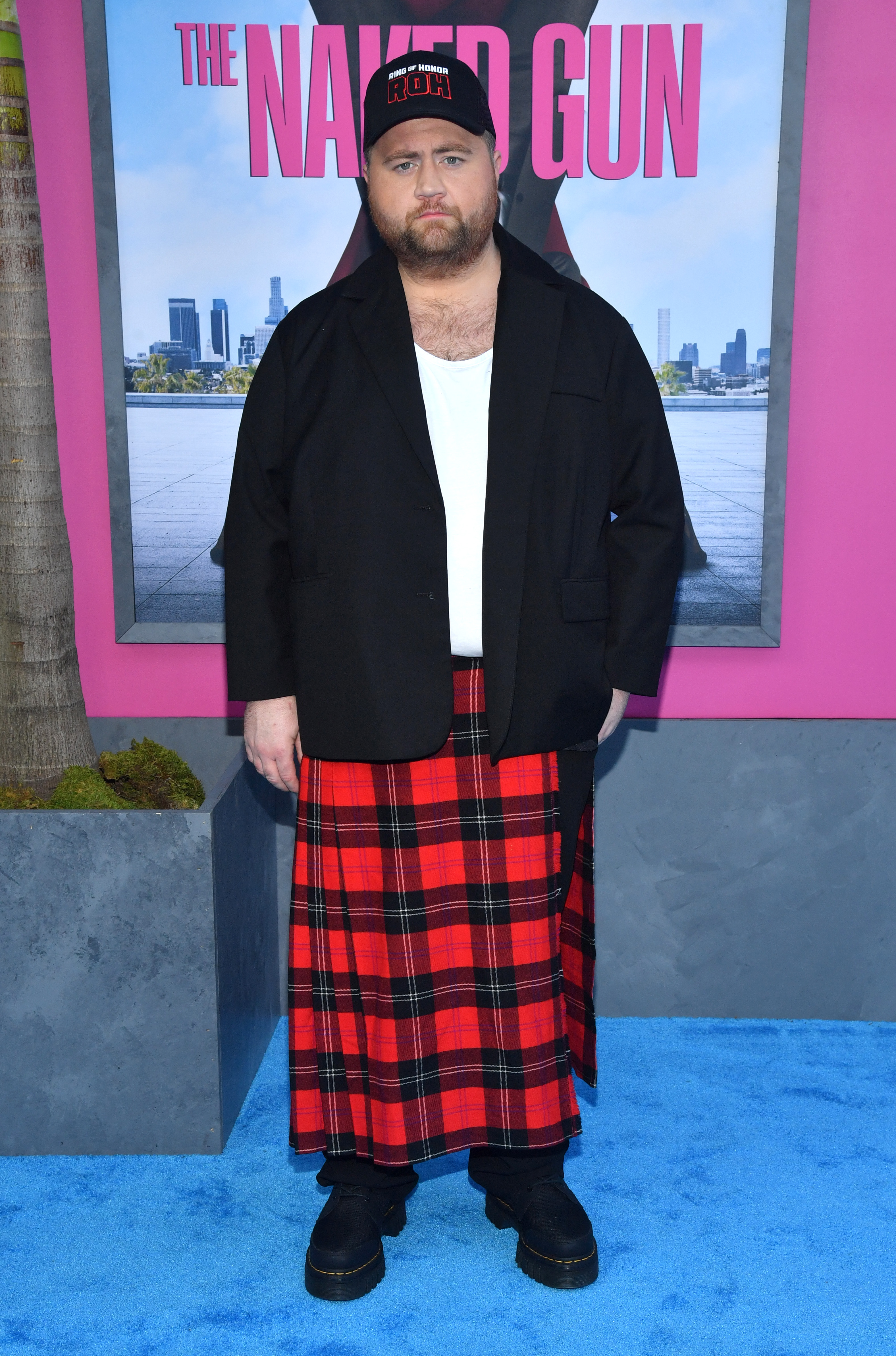 Paul Walter Hauser at the NYC premiere of The Naked Gun