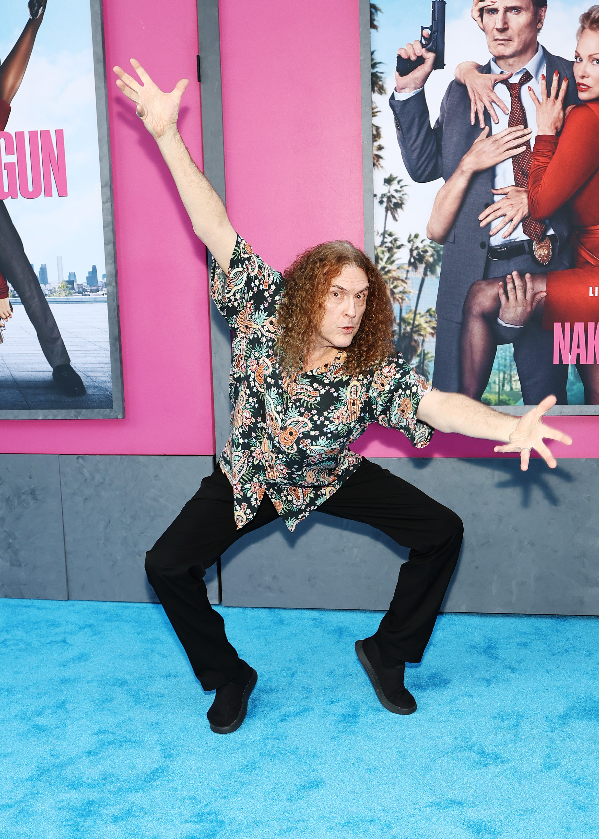 Weird Al Yankovic at the NYC premiere of The Naked Gun