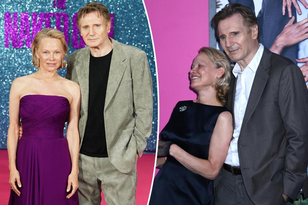 Where Are Pamela Anderson and Liam Neeson While Their Romance Thrives?