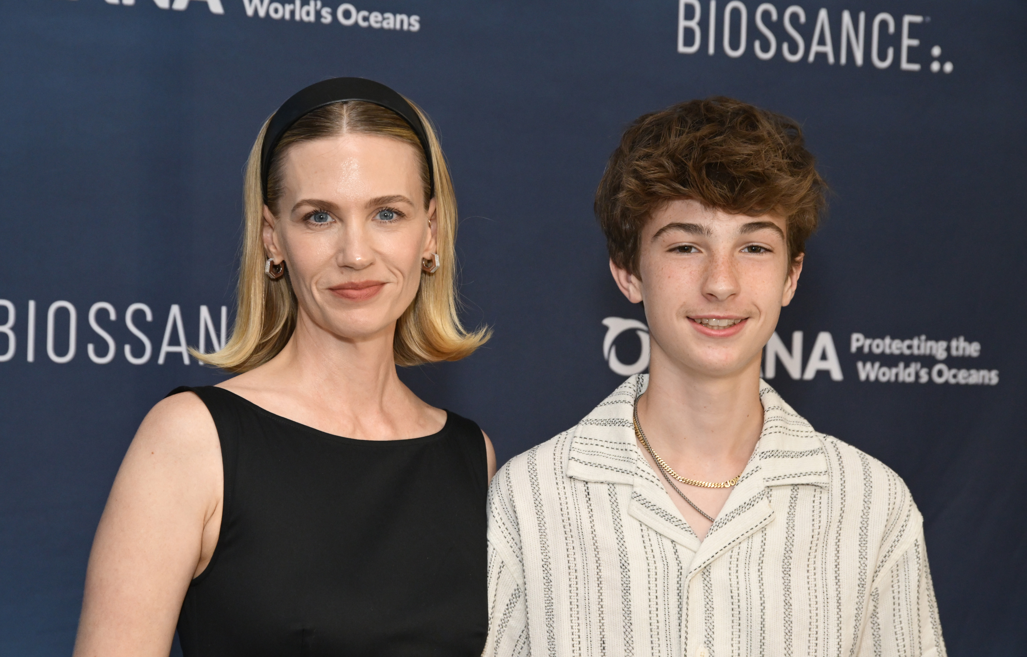 January and Xander Jones at the event