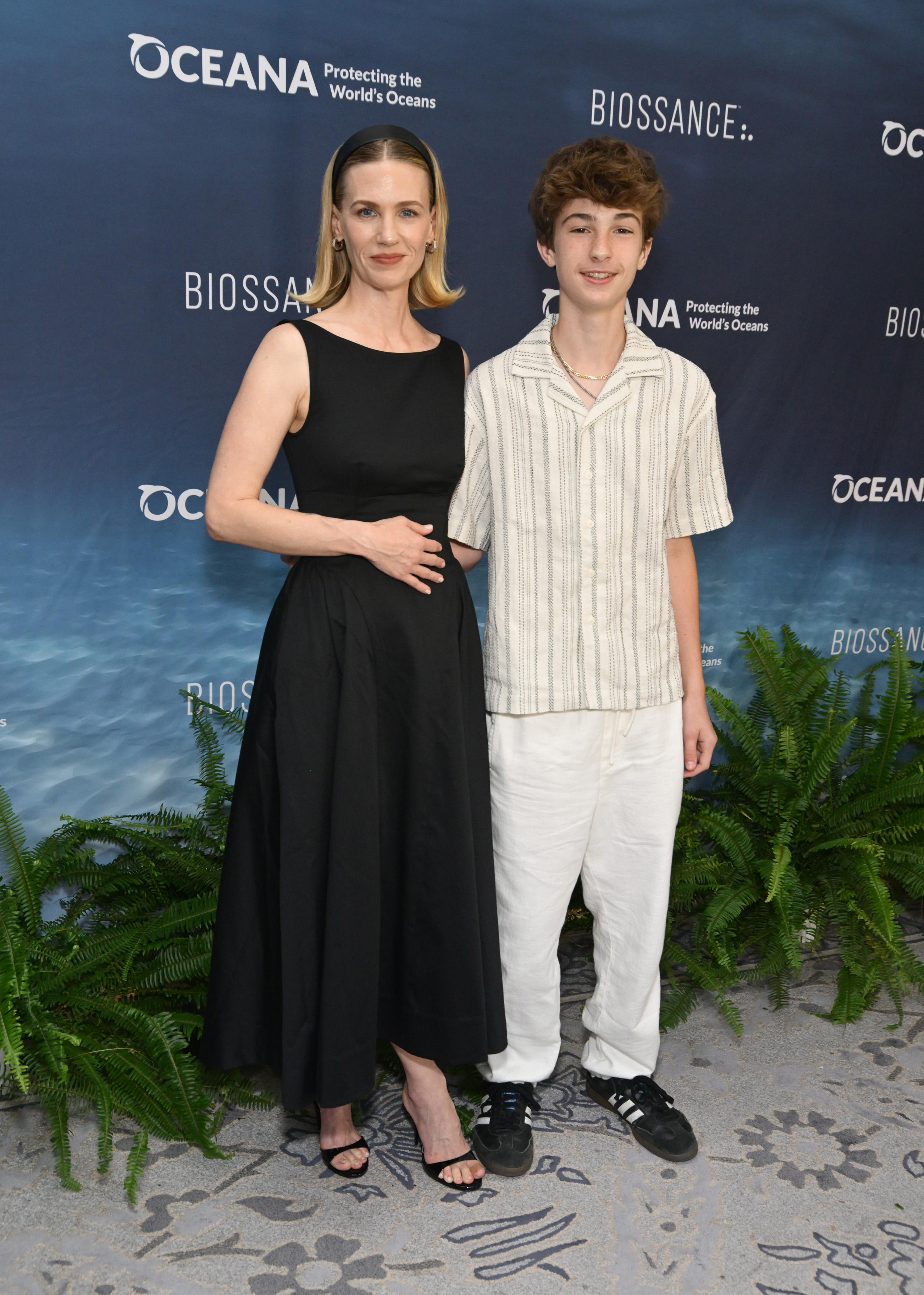 January and Xander Jones at the event