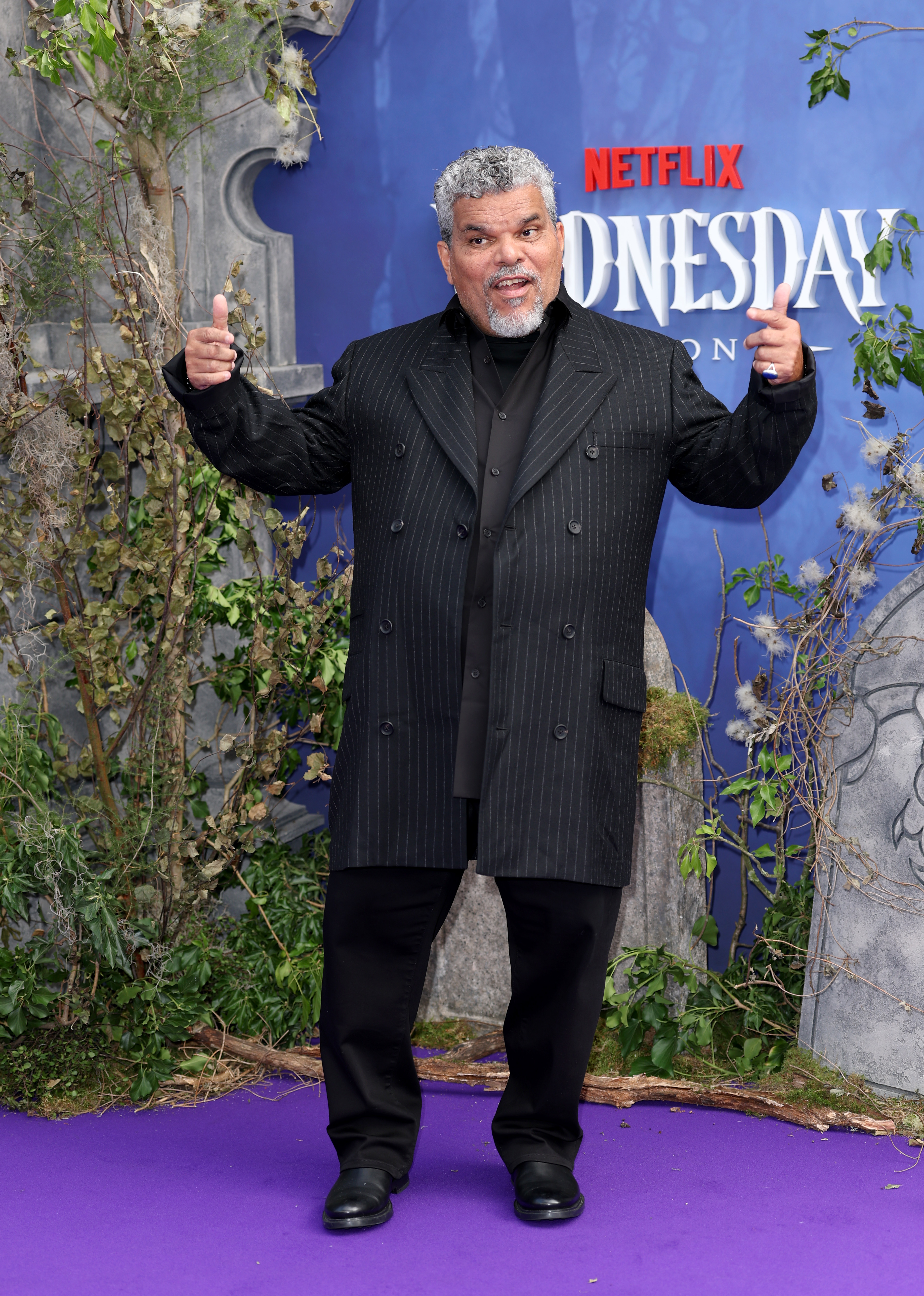 Luis Guzmán attends the premiere of Wednesday in London