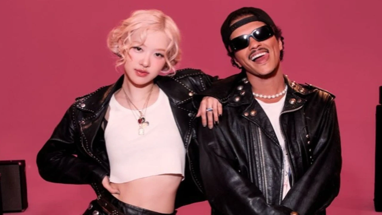 Bruno Mars and BLACKPINK's Rosé Dazzle at APT. Act LA: Attendees React