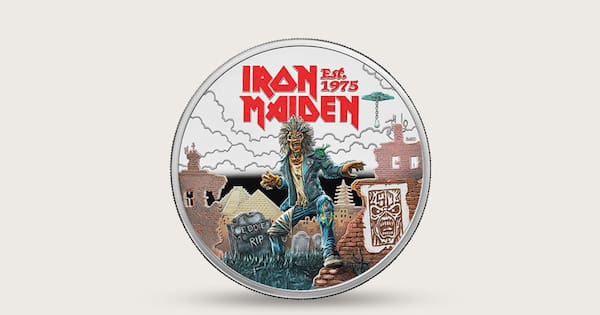 Celebrating Iron Maiden: UK Coins Commemorate 50 Years of Heavy Metal