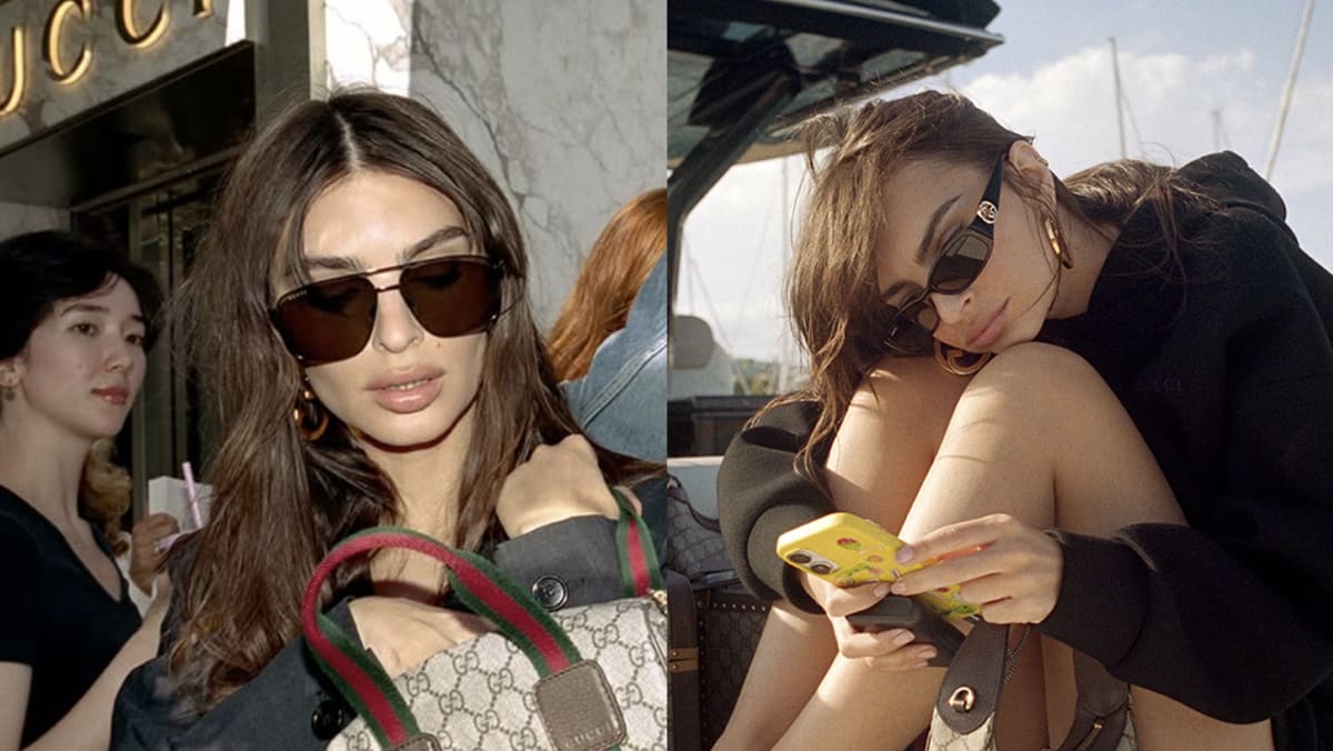 Emily Ratajkowski Shines in Latest Gucci Monogram Campaign