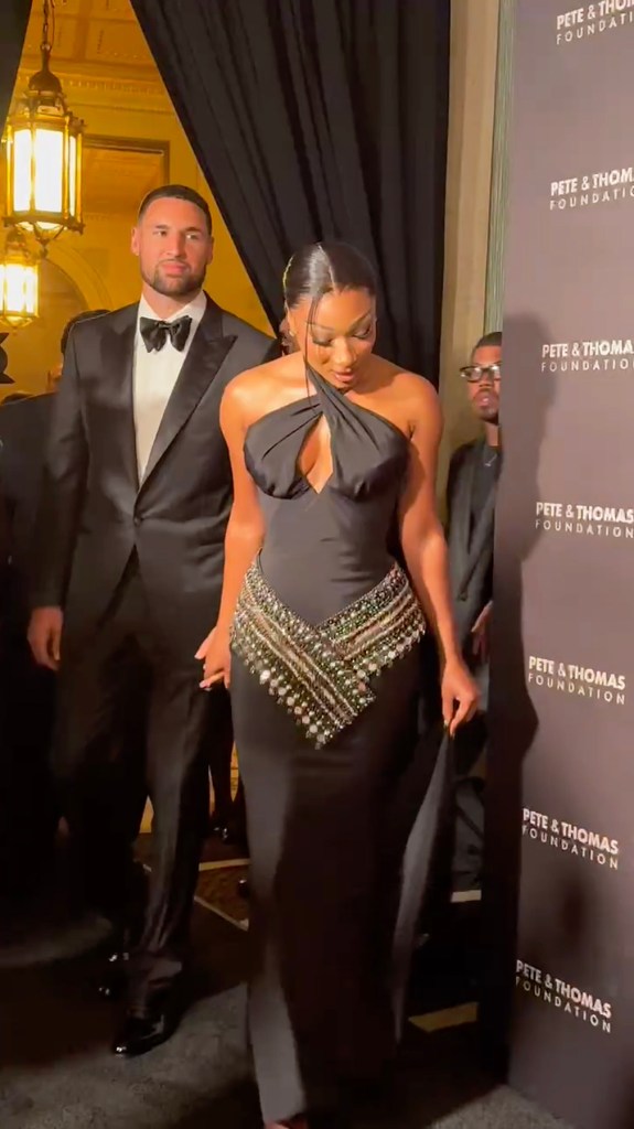 Megan Thee Stallion and Klay Thompson at the Gala