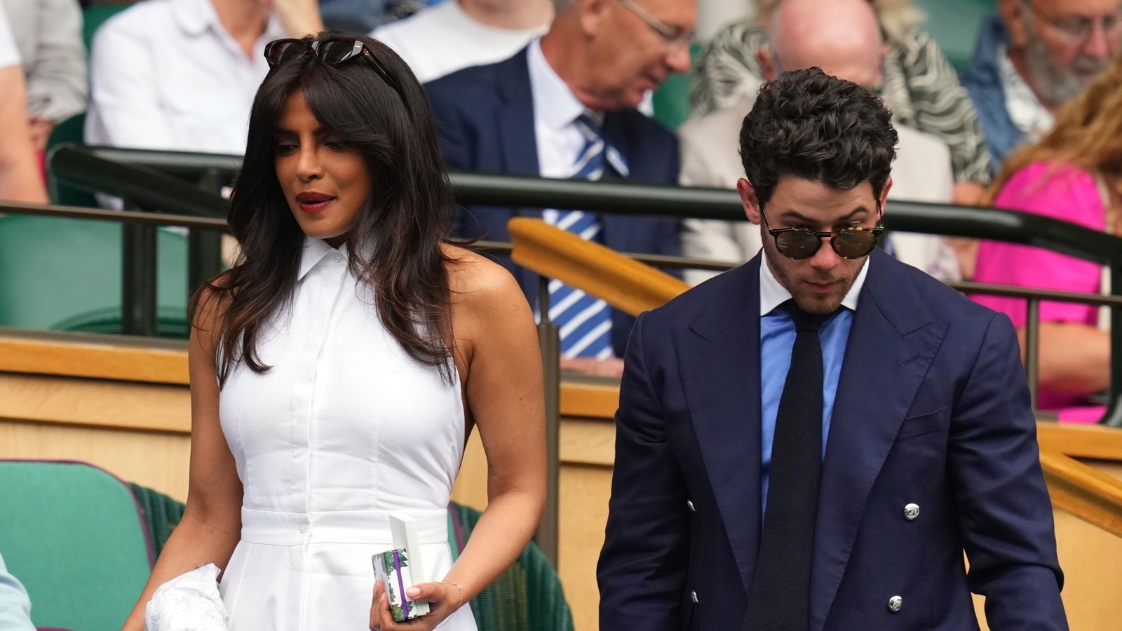 Priyanka Chopra and Nick Jonas Share Joyful Moments at Wimbledon