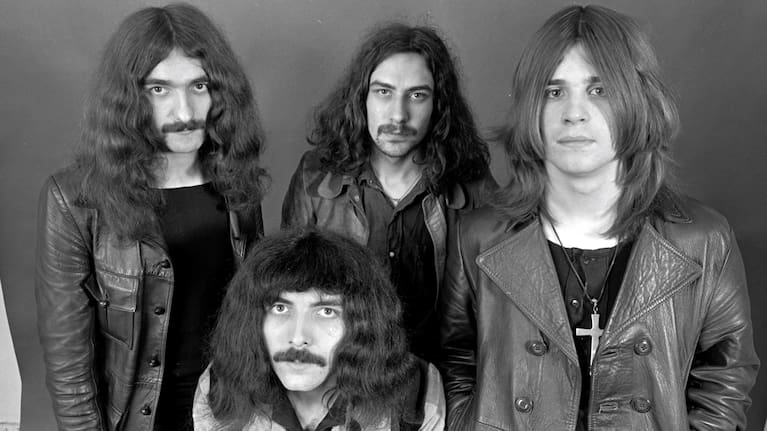 Black Sabbath, 1970: Geezer Butler, Tony Iommi, Bill Ward, Ozzy Osbourne.
