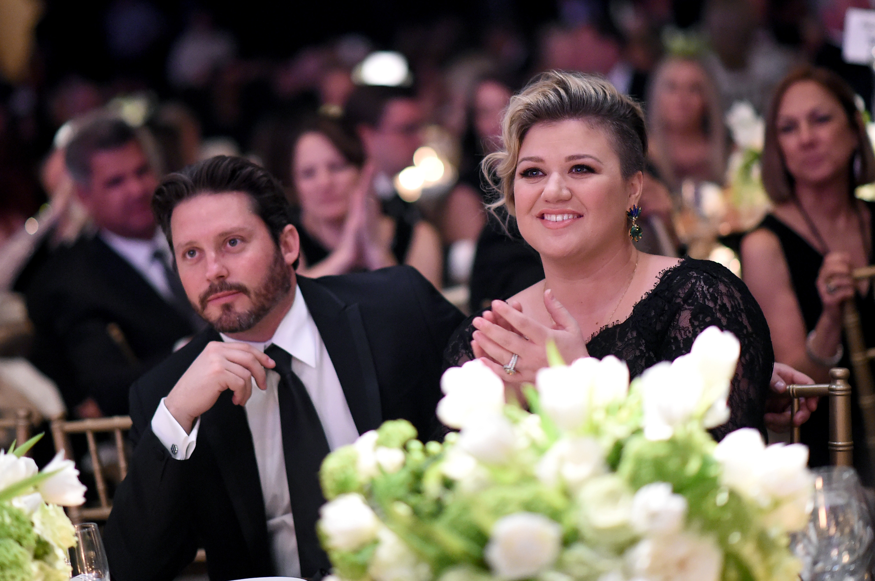 Brandon Blackstock and Kelly Clarkson in Phoenix in March 2015