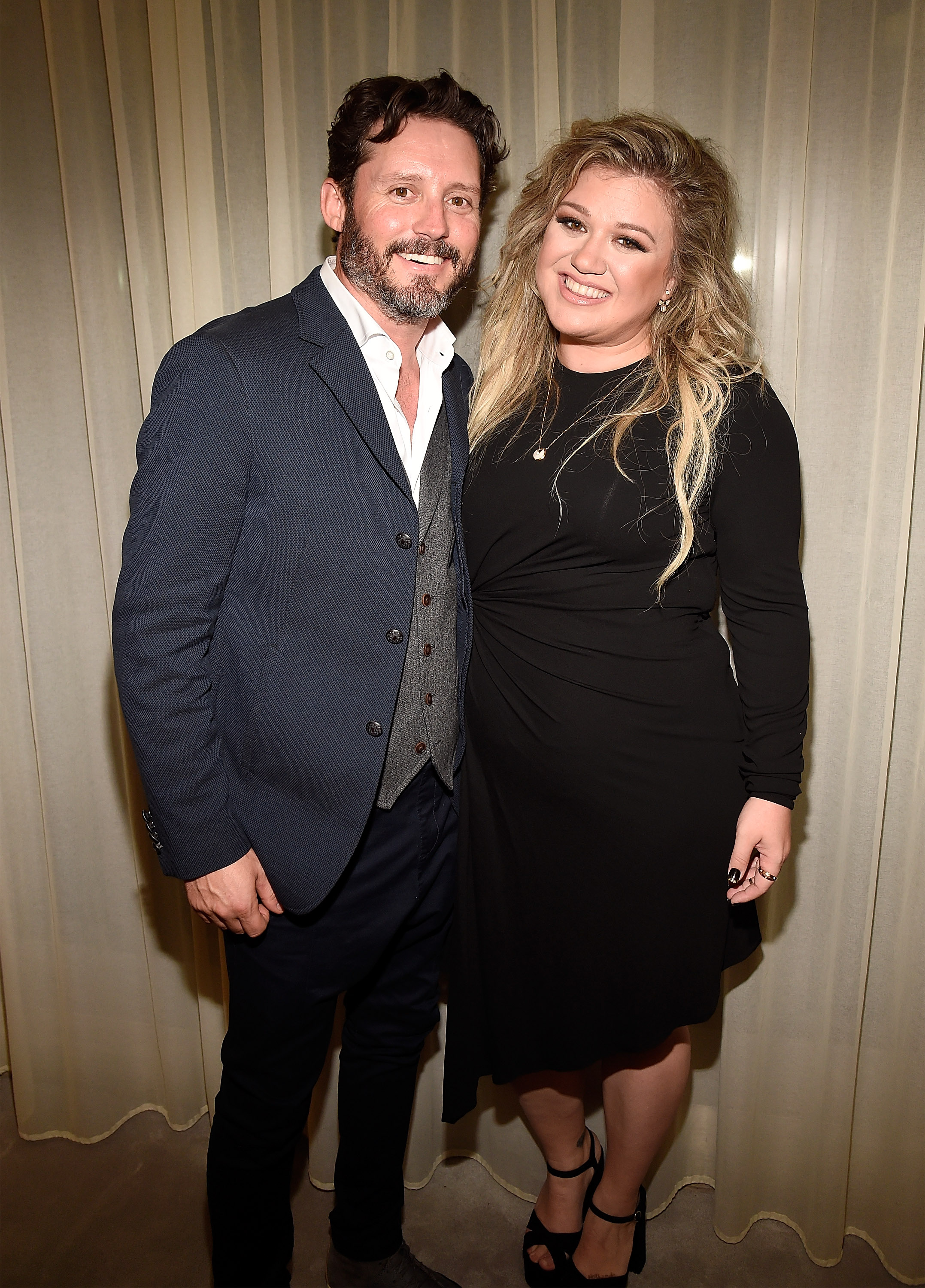 Brandon Blackstock and Kelly Clarkson in NYC in September 2017