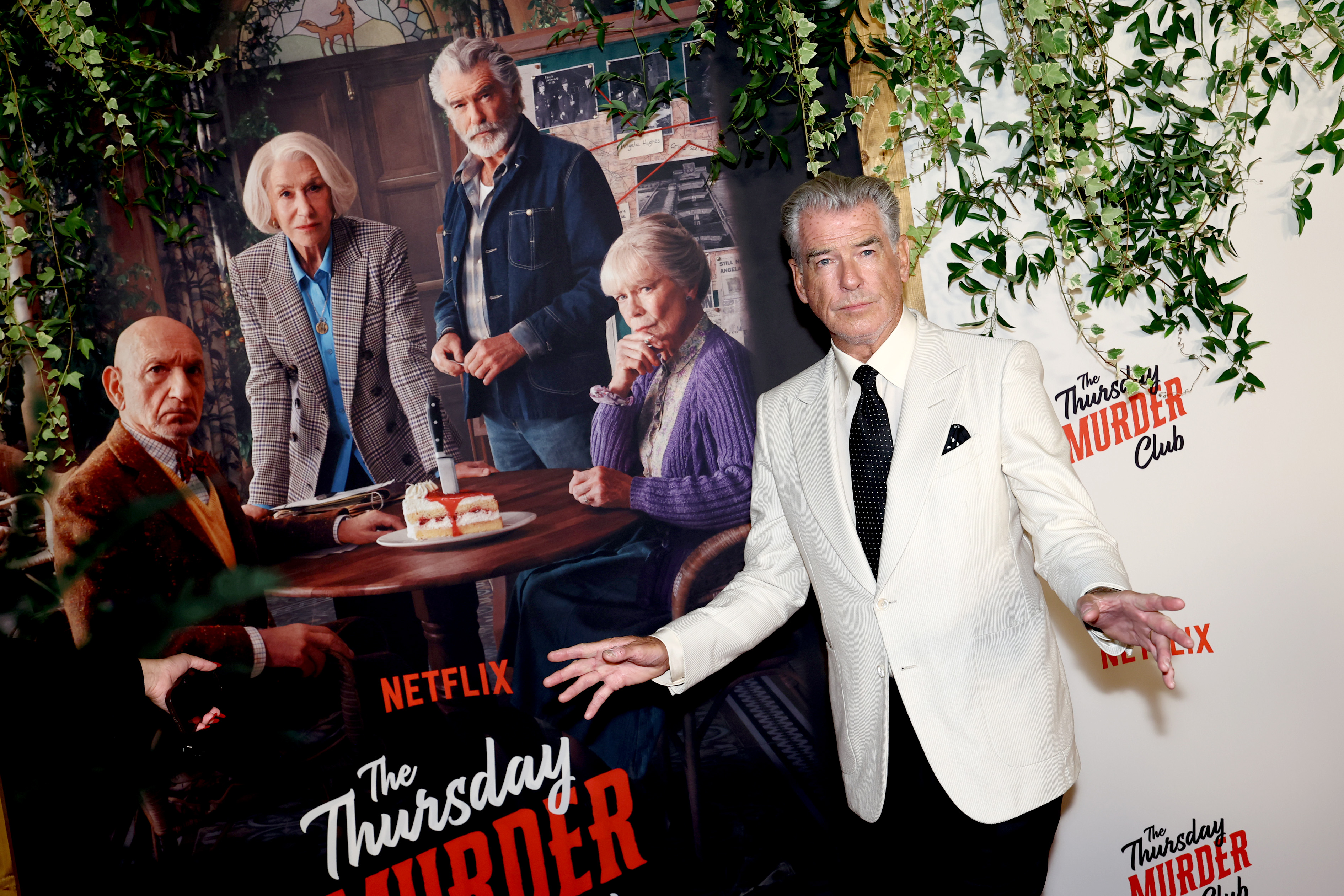 Pierce Brosnan in NYC in August 2025