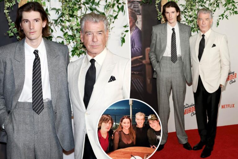 Dylan Brosnan Steals the Spotlight at Red Carpet Event with Dad Pierce