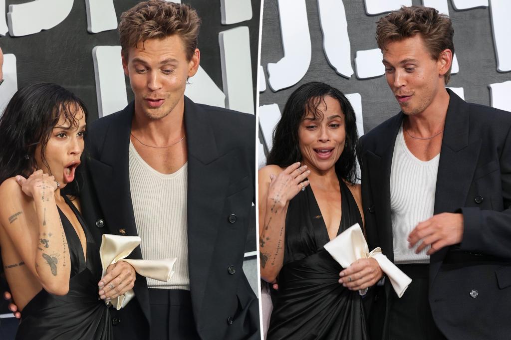 Austin Butler Comes to Zoë Kravitz's Aid Amid Bee Incident at London Premiere