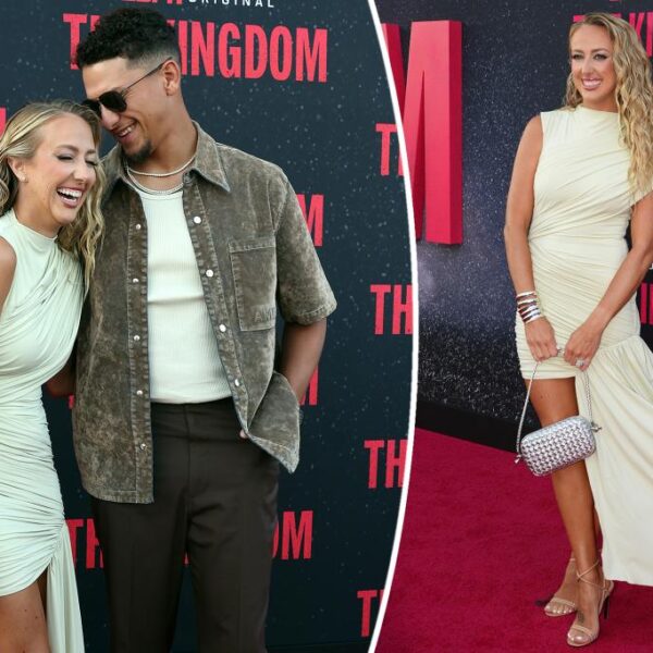 Brittany Mahomes Shines in Goddess Chic Style at Chiefs Documentary Premiere