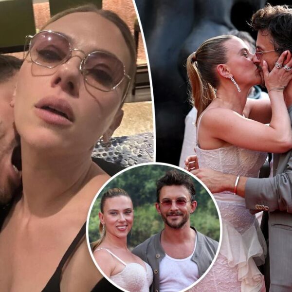 Scarlett Johansson and Jonathan Bailey Share Sweet Moment After Viral Kisses