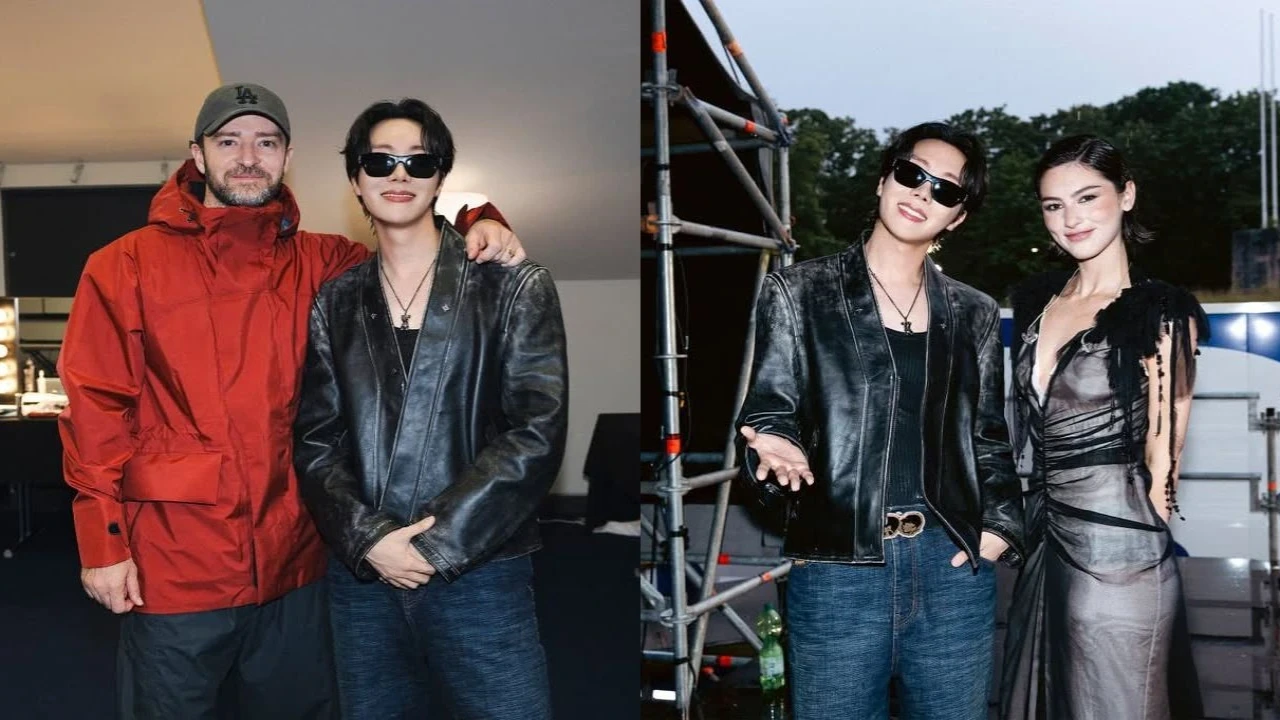 J-Hope Connects with Gracie Abrams, IVE, and Justin Timberlake at Lollapalooza