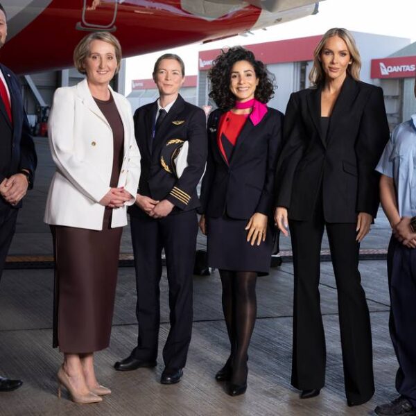 Rebecca Vallance Revamps Qantas Airline Uniforms for a Fresh Look