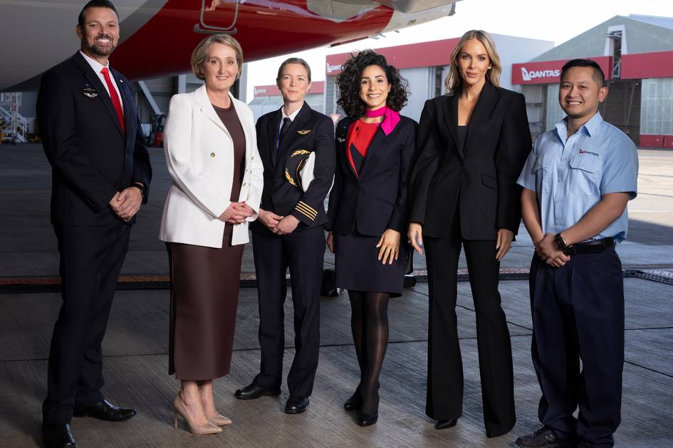 Rebecca Vallance Revamps Qantas Airline Uniforms for a Fresh Look