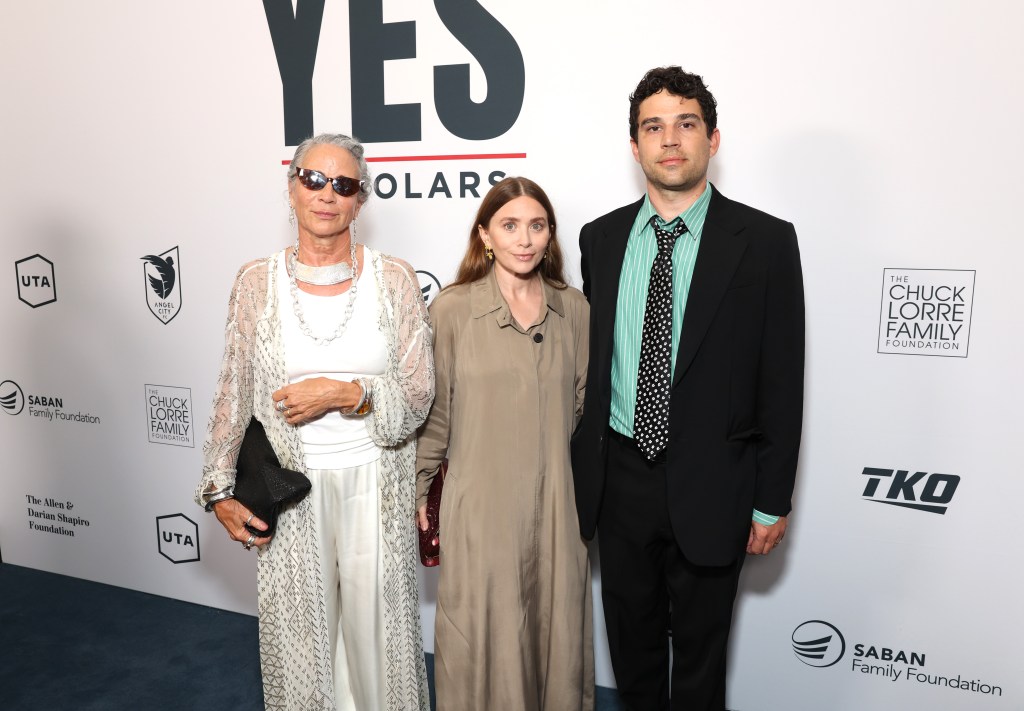 Ashley Olsen, Lisa Eisner and Louis Eisner at Gala