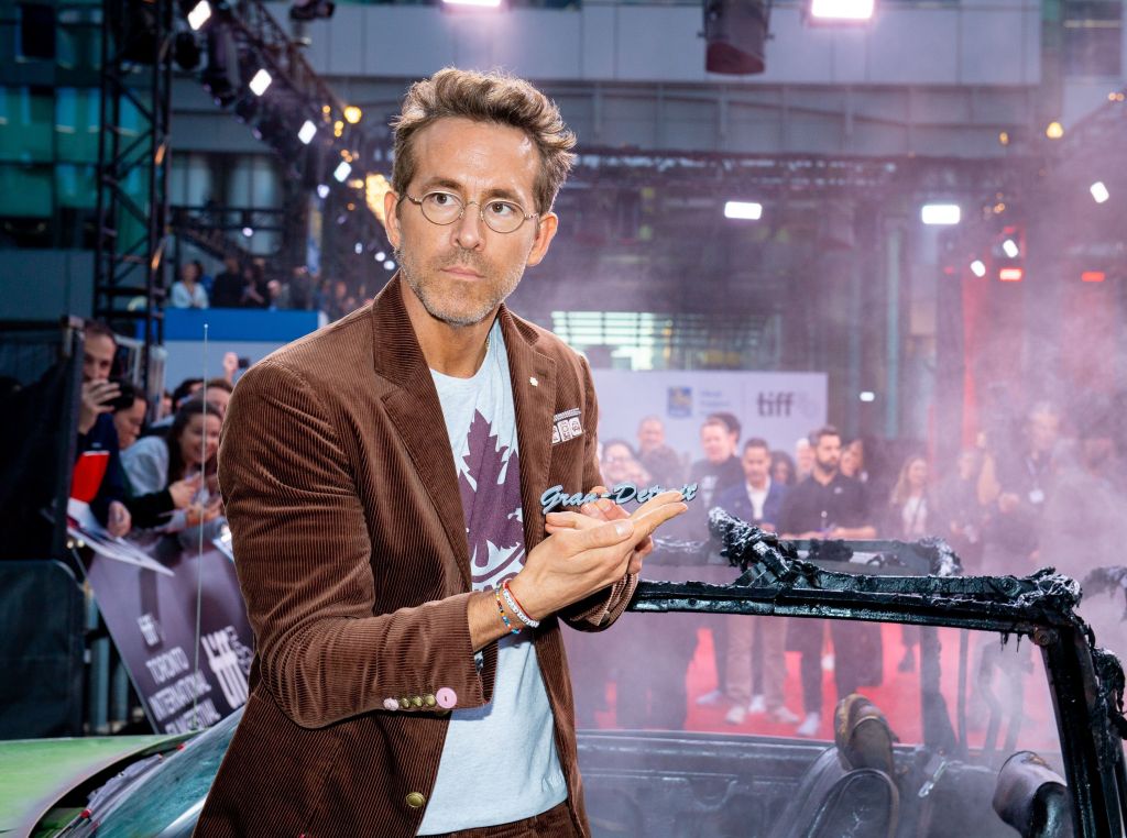 Ryan Reynolds attends the 2025 Toronto International Film Festival premiere of 'John Candy: I Like Me' at Roy Thomson Hall on September 4, 2025 in Toronto, Ontario. (Photo by Emma McIntyre/Getty Images)