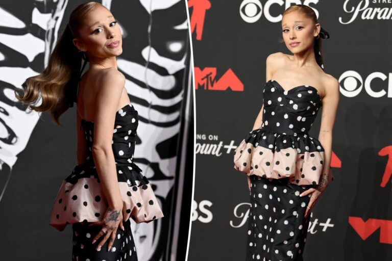Ariana Grande Shines in Polka Dots at the VMAs: Trend Still Thriving