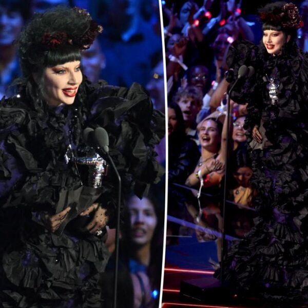Lady Gaga's Bold and Ruffled Look Steals the Spotlight at VMAs 2025