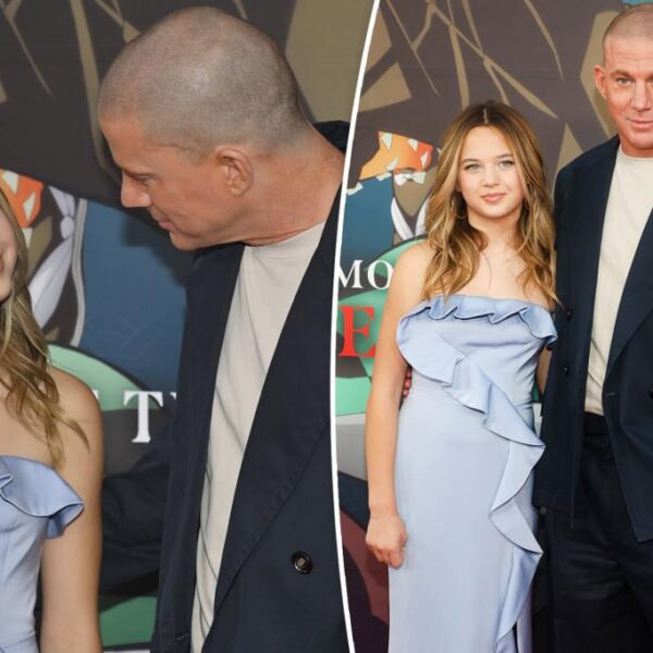 Channing Tatum Enjoys Rare Red Carpet Moment with Look-Alike Daughter Everly