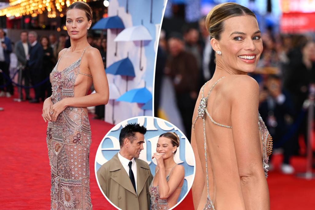 Margot Robbie Stuns in Sparkling Dress at ‘Big Bold Beautiful Journey’ Premiere
