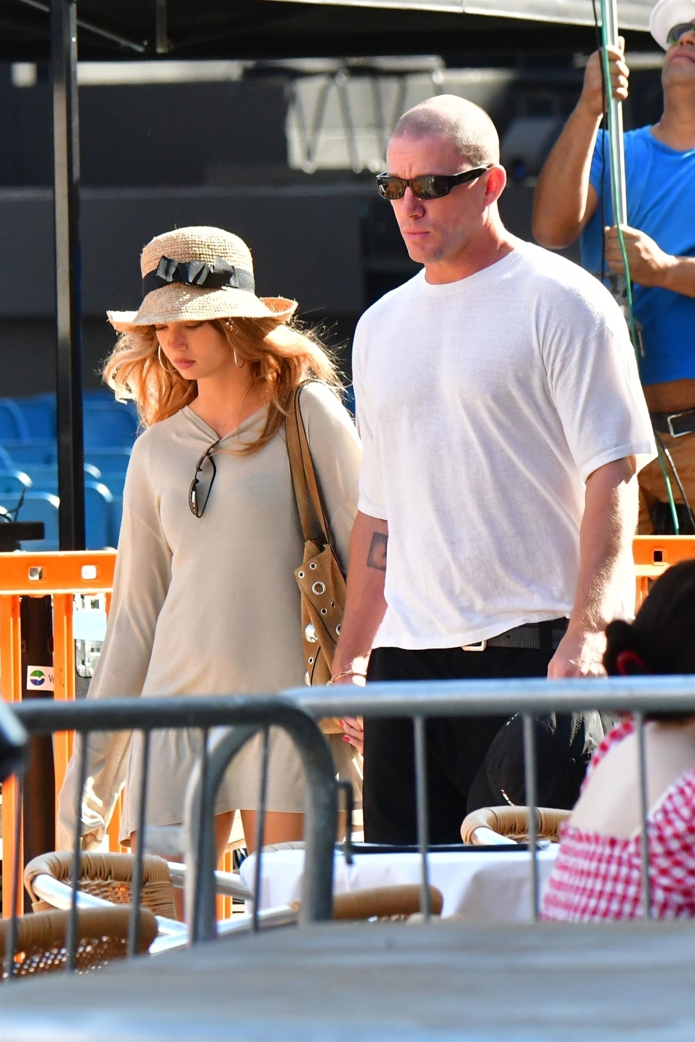 Inka Williams and Channing Tatum in Venice.