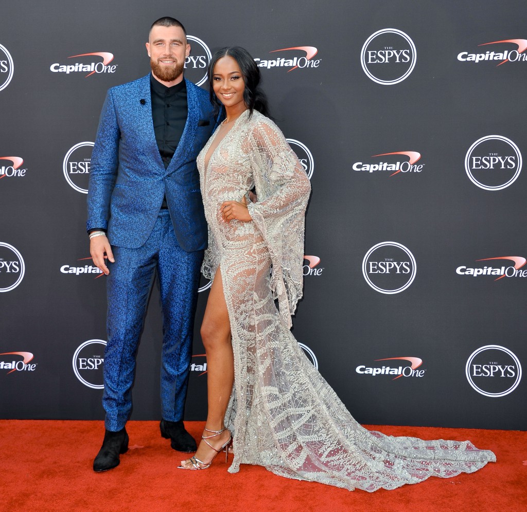 Kayla Nicole and Travis Kelce at July 2018 ESPYs