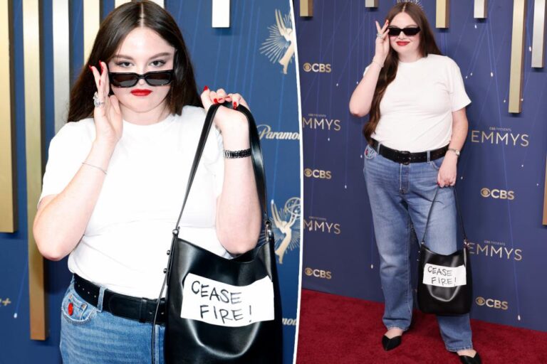 Megan Stalter Advocates for Denim on the Red Carpet at the Emmys