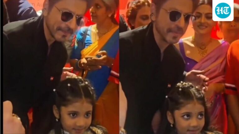 Shah Rukh Khan Celebrates National Award Win with Young Talent Treesha Thosar