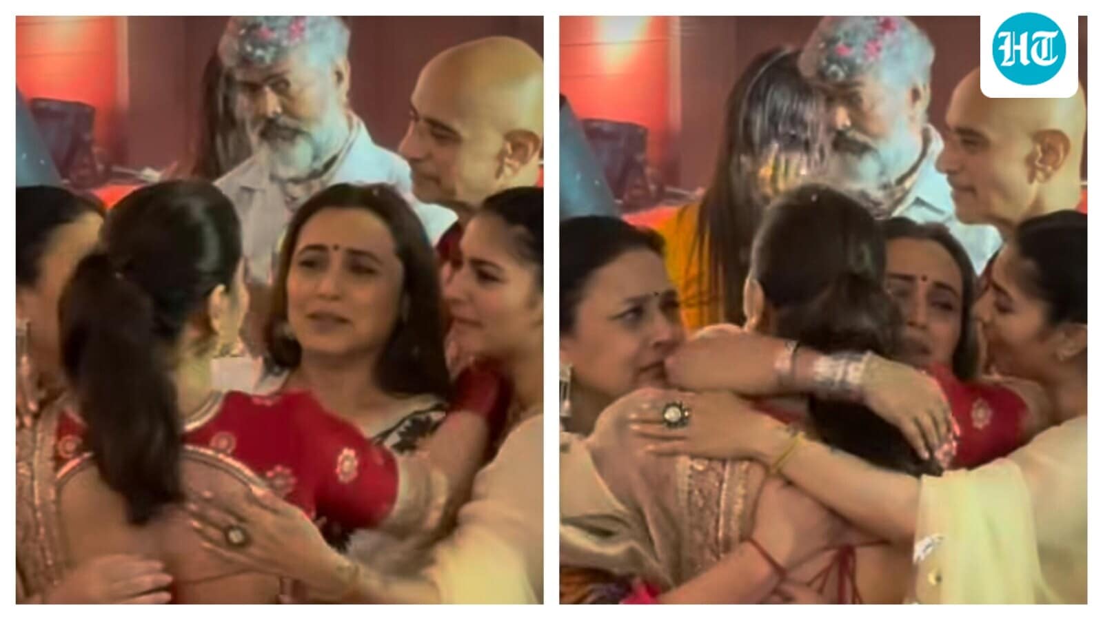 Kajol and Rani Mukerji Share Heartfelt Moments with Family During Durga Puja