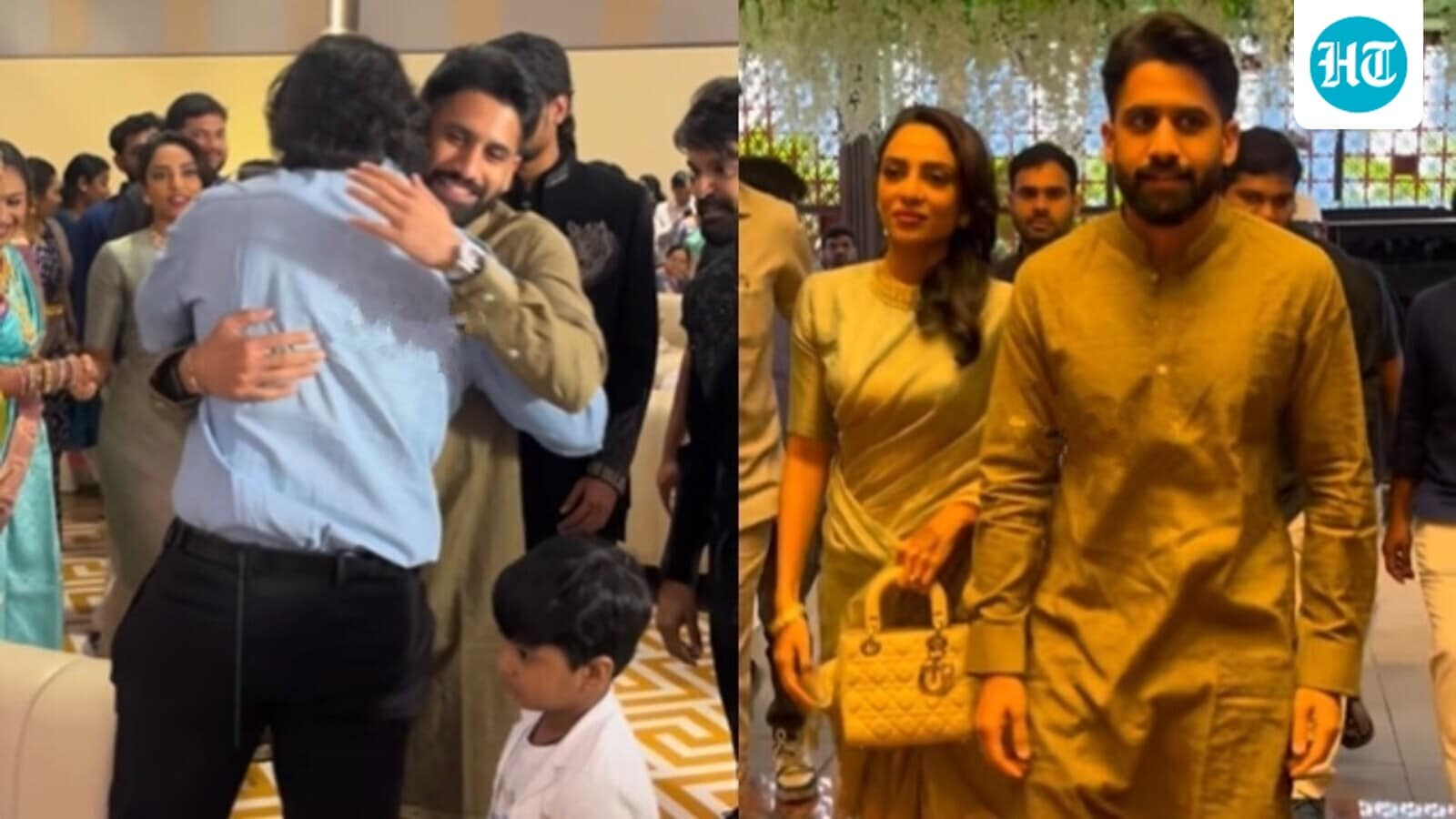 Sobhita Dhulipala and Naga Chaitanya Shine at Sai Durgha Tej's Engagement