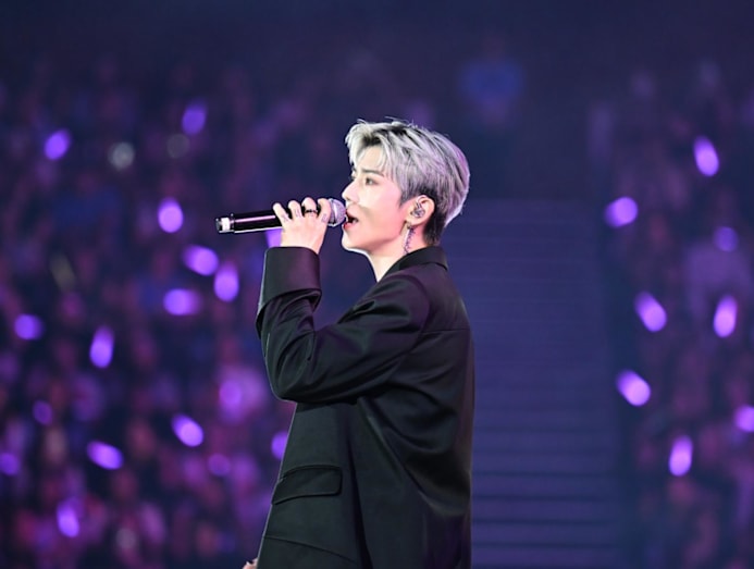 Members of W0LF(S) performing during the concert