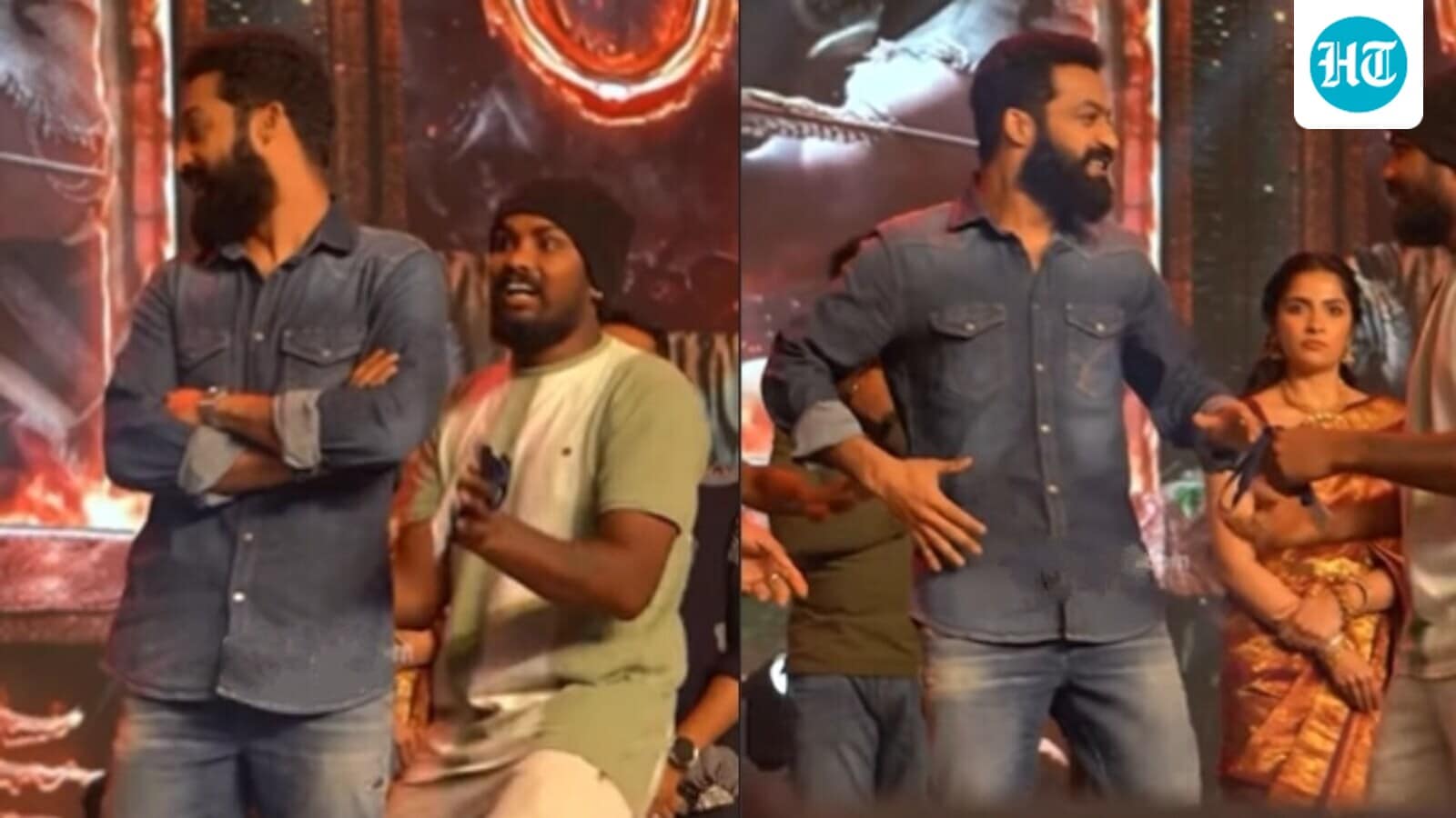 Jr NTR's Painful Moment at Kantara Chapter 1 Event: Fan Surprises Him