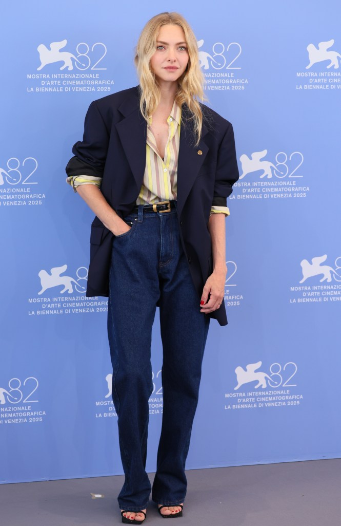 Amanda Seyfried attends "The Testament Of Ann Lee" photocall during the 82nd Venice International Film Festival on September 1, 2025 in Venice, Italy.