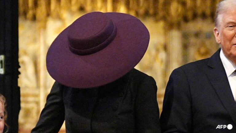Melania Trump: The Day She Disappeared Beneath a Giant Purple Hat