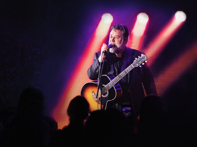 Russell Crowe Shares Wild Glastonbury Festival Stories Before Sydney Show