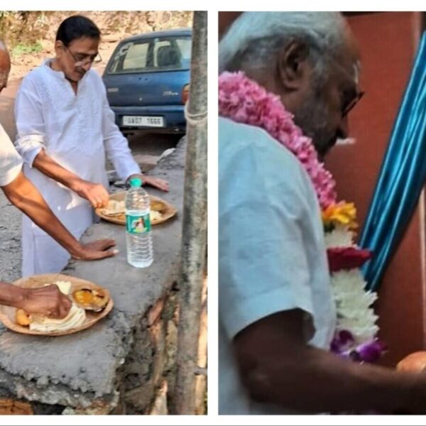 Rajinikanth Enjoys Spiritual Retreat in Rishikesh, Dines on Roadside Pattal